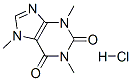 5892-18-2,3,7-dihydro-1,3,7-trimethyl-1H-purine-2,6-dione monohydrochloride