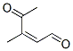 58921-44-1,2-Pentenal, 3-methyl-4-oxo-, (Z)- (9CI)