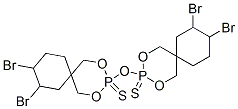 58948-23-5,3,3'-oxybis[8,9-dibromo-2,4-dioxa-3-phosphaspiro[5.5]undecane] 3,3'-disulphide