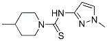 590351-64-7,1-Piperidinecarbothioamide,4-methyl-N-(1-methyl-1H-pyrazol-3-yl)-(9CI)