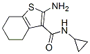 590360-08-0,Benzo[b]thiophene-3-carboxamide, 2-amino-N-cyclopropyl-4,5,6,7-tetrahydro-