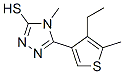 590376-88-8,5-(4-ETHYL-5-METHYLTHIEN-3-YL)-4-METHYL-4H-1,2,4-TRIAZOLE-3-THIOL