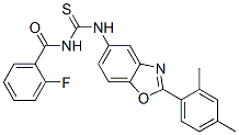 590394-10-8,Benzamide, N-[[[2-(2,4-dimethylphenyl)-5-benzoxazolyl]amino]thioxomethyl]-2-fluoro- (9CI)