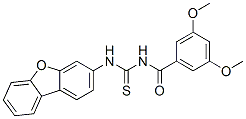 590394-88-0,Benzamide, N-[(dibenzofuran-3-ylamino)thioxomethyl]-3,5-dimethoxy- (9CI)