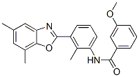 590395-80-5,Benzamide, N-[3-(5,7-dimethyl-2-benzoxazolyl)-2-methylphenyl]-3-methoxy- (9CI)