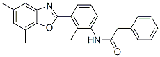 590395-89-4,Benzeneacetamide, N-[3-(5,7-dimethyl-2-benzoxazolyl)-2-methylphenyl]- (9CI)