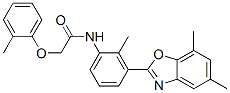 590395-90-7,Acetamide, N-[3-(5,7-dimethyl-2-benzoxazolyl)-2-methylphenyl]-2-(2-methylphenoxy)- (9CI)