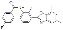 590395-95-2,Benzamide, N-[3-(5,7-dimethyl-2-benzoxazolyl)-2-methylphenyl]-4-fluoro- (9CI)
