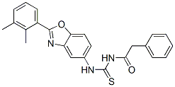 590396-58-0,Benzeneacetamide, N-[[[2-(2,3-dimethylphenyl)-5-benzoxazolyl]amino]thioxomethyl]- (9CI)