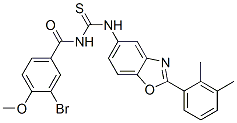 590396-61-5,Benzamide, 3-bromo-N-[[[2-(2,3-dimethylphenyl)-5-benzoxazolyl]amino]thioxomethyl]-4-methoxy- (9CI)