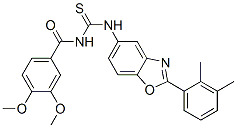 590396-73-9,Benzamide, N-[[[2-(2,3-dimethylphenyl)-5-benzoxazolyl]amino]thioxomethyl]-3,4-dimethoxy- (9CI)