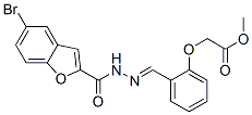 590397-11-8,2-Benzofurancarboxylicacid,5-bromo-,[[2-(2-methoxy-2-oxoethoxy)phenyl]methylene]hydrazide(9CI)
