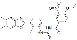 590397-27-6,Benzamide, N-[[[3-(5,6-dimethyl-2-benzoxazolyl)-2-methylphenyl]amino]thioxomethyl]-4-ethoxy-3-nitro- (9CI)