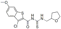 590400-23-0,Benzo[b]thiophene-2-carboxamide, 3-chloro-6-methoxy-N-[[[(tetrahydro-2-furanyl)methyl]amino]thioxomethyl]- (9CI)