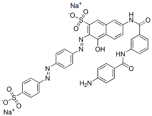 5905-22-6,disodium 7-[[3-[(4-aminobenzoyl)amino]benzoyl]amino]-4-hydroxy-3-[[4-[(4-sulphonatophenyl)azo]phenyl]azo]naphthalene-2-sulphonate