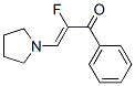 59160-25-7,2-Propen-1-one, 2-fluoro-1-phenyl-3-(1-pyrrolidinyl)-, (Z)- (9CI)