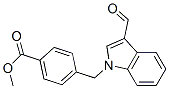 592546-73-1,Benzoic acid, 4-[(3-formyl-1H-indol-1-yl)methyl]-, methyl ester (9CI)