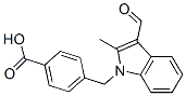 592550-35-1,Benzoic acid, 4-[(3-formyl-2-methyl-1H-indol-1-yl)methyl]- (9CI)