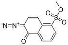 59297-04-0,methyl 6-diazo-5,6-dihydro-5-oxonaphthalene-1-sulphonate
