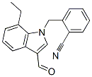 593237-01-5,Benzonitrile, 2-[(7-ethyl-3-formyl-1H-indol-1-yl)methyl]- (9CI)