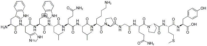 59401-28-4,TRP-HIS-TRP-LEU-GLN-LEU-LYS-PRO-GLY-GLN-PRO-MET-TYR
