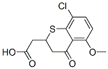 59429-75-3,8-chloro-3,4-dihydro-5-methoxy-4-oxo-2H-1-benzothiopyran-2-acetic acid