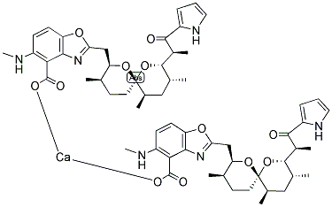 59450-89-4,CALCIMYCIN HEMICALCIUM SALT