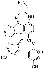59469-29-3,2-AMINOMETHYL-7-CHLORO-2,3-DIHYDRO-5-(2-FLUOROPHENYL)-1H-1,4-BENZODIAZEPINE DIMALEATE