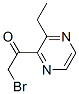 594813-45-3,Ethanone, 2-bromo-1-(3-ethylpyrazinyl)- (9CI)