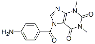 59547-59-0,1H-Purine-2,6-dione,  7-(4-aminobenzoyl)-3,7-dihydro-1,3-dimethyl-