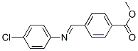 59584-22-4,methyl 4-[[(4-chlorophenyl)imino]methyl]benzoate
