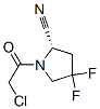 596817-02-6,2-Pyrrolidinecarbonitrile, 1-(chloroacetyl)-4,4-difluoro-, (2S)- (9CI)
