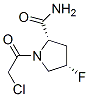 596817-05-9,2-Pyrrolidinecarboxamide, 1-(chloroacetyl)-4-fluoro-, (2S,4S)- (9CI)