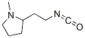 596826-70-9,Pyrrolidine, 2-(2-isocyanatoethyl)-1-methyl- (9CI)