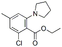 59686-39-4,ETHYL 2-CHLORO-4-METHYL-6-TETRAHYDRO-1H-PYRROL-1-YLBENZOATE