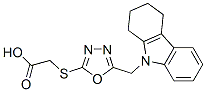 597545-38-5,Acetic acid, [[5-[(1,2,3,4-tetrahydro-9H-carbazol-9-yl)methyl]-1,3,4-oxadiazol-2-yl]thio]- (9CI)