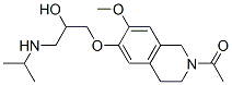 59839-39-3,2-acetyl-1,2,3,4-tetrahydro-6-[2-hydroxy-3-[(1-methylethyl)amino]propoxy]-7-methoxyisoquinoline