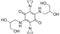 59886-55-4,2,5-diaziridin-1-yl-3,6-bis(2,3-dihydroxypropylamino)cyclohexa-2,5-diene-1,4-dione