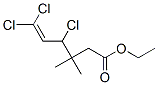 59897-92-6,ethyl 4,6,6-trichloro-3,3-dimethyl-hex-5-enoate
