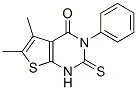 59898-64-5,5,6-DIMETHYL-3-PHENYL-2-THIOXO-2,3-DIHYDROTHIENO[2,3-D]PYRIMIDIN-4(1H)-ONE