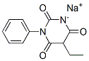 59960-28-0,sodium 5-ethyl-1-phenylbarbiturate