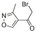 59986-36-6,Ethanone, 2-bromo-1-(3-methyl-4-isoxazolyl)- (9CI)