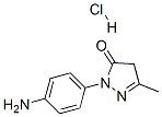 59994-27-3,2-(4-aminophenyl)-2,4-dihydro-5-methyl-3H-pyrazol-3-one monohydrochloride