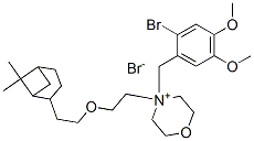 59995-65-2,4-[(2-BROMO-4,5-DIMETHOXY-PHENYL)METHYL]-4-[2-[2-(6,6-DIMETHYLNORPINAN-2-YL)ETHOXY]ETHYL]-1-OXA-4-AZONIACYCLOHEXANE BROMIDE