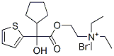 60-44-6,2-(alpha-cyclopentyl-alpha-2-thienylglycolloyloxy)ethyldiethyl(methyl)ammonium bromide