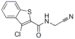 600122-15-4,Benzo[b]thiophene-2-carboxamide, 3-chloro-N-(cyanomethyl)- (9CI)