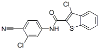 600122-22-3,Benzo[b]thiophene-2-carboxamide, 3-chloro-N-(3-chloro-4-cyanophenyl)- (9CI)