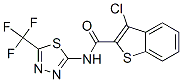 600122-35-8,Benzo[b]thiophene-2-carboxamide, 3-chloro-N-[5-(trifluoromethyl)-1,3,4-thiadiazol-2-yl]- (9CI)