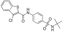 600122-38-1,Benzo[b]thiophene-2-carboxamide, 3-chloro-N-[4-[[(1,1-dimethylethyl)amino]sulfonyl]phenyl]- (9CI)