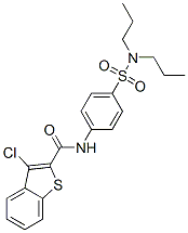 600122-43-8,Benzo[b]thiophene-2-carboxamide, 3-chloro-N-[4-[(dipropylamino)sulfonyl]phenyl]- (9CI)